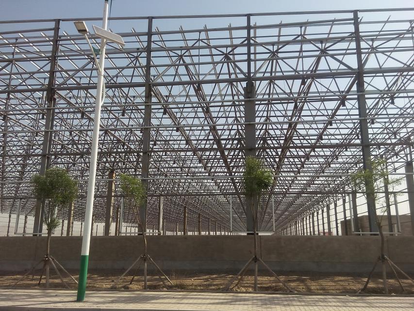 东莞汽车工业厂房网架